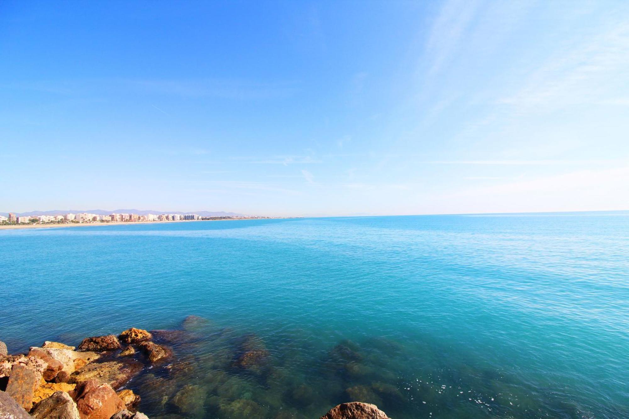 Global Properties, Apartamento Con Terraza E Increibles Vistas Al Mar Puerto de Sagunto Exterior photo