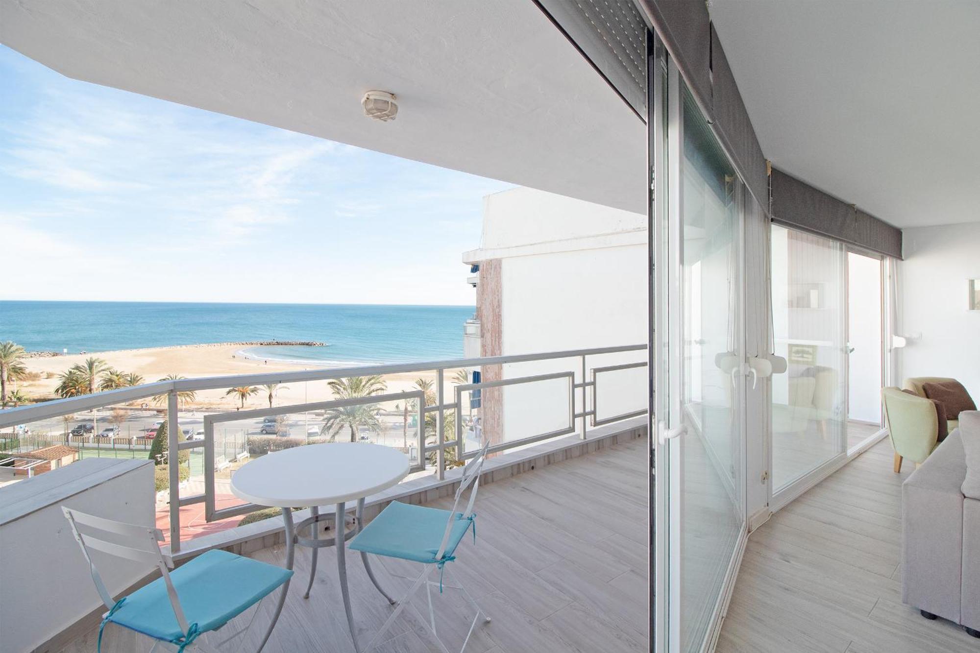 Global Properties, Apartamento Con Terraza E Increibles Vistas Al Mar Puerto de Sagunto Exterior photo